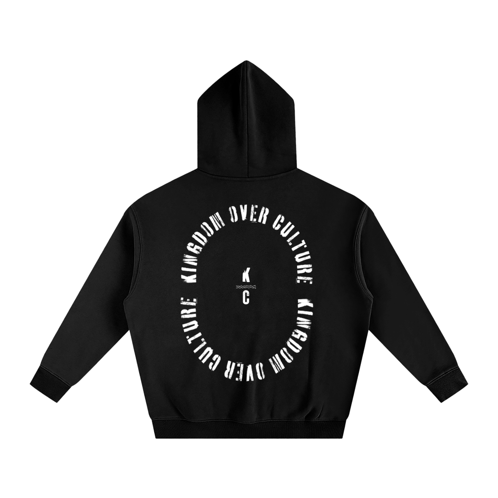 Oversize Fleeced "Kingdom Over Culture" Hoodie