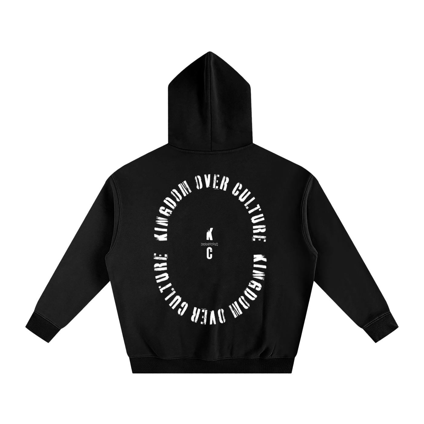 Oversize Fleeced "Kingdom Over Culture" Hoodie